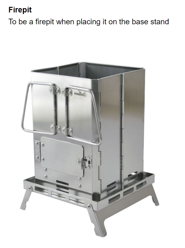 Winnerwell Mini Multi function woodburner/ BBQ smoker