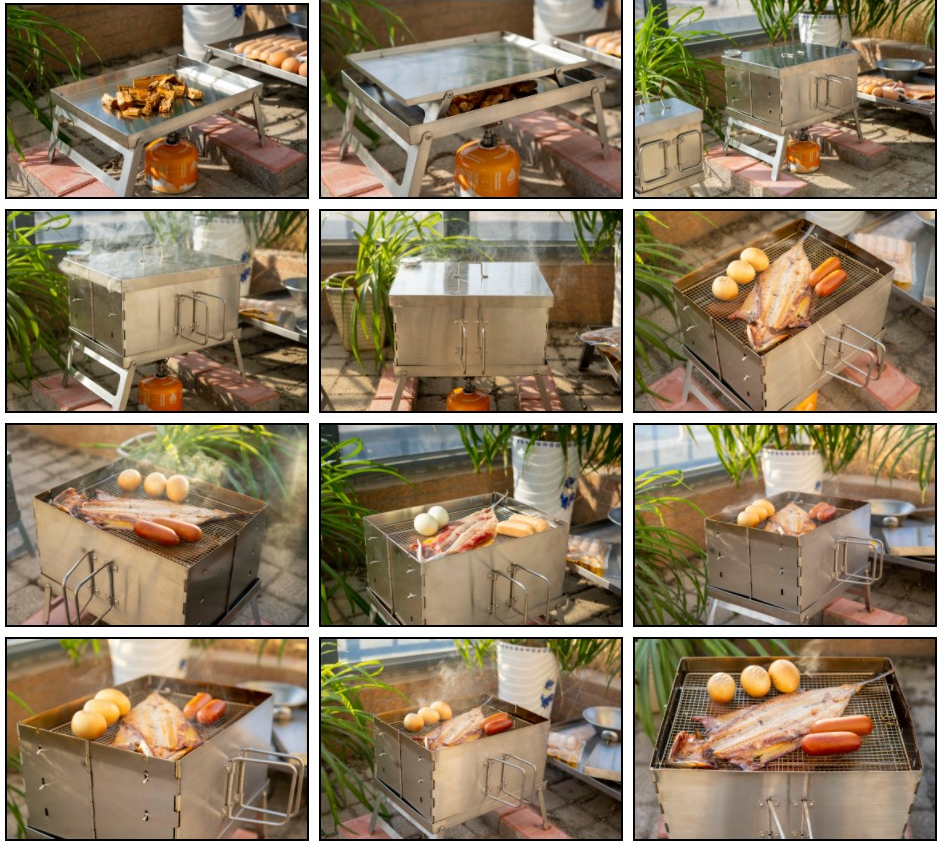 Winnnerwell Fastfold Flat Smoker