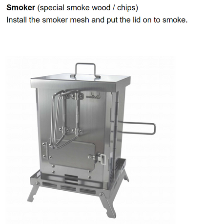 Winnerwell Mini Multi function woodburner/ BBQ smoker