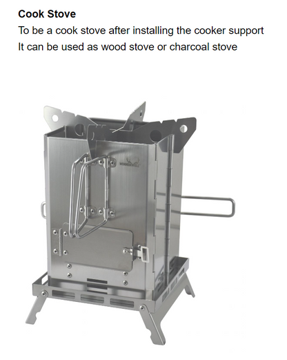 Winnerwell Mini Multi function woodburner/ BBQ smoker