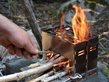 Winnerwell backpack stove + table base combo